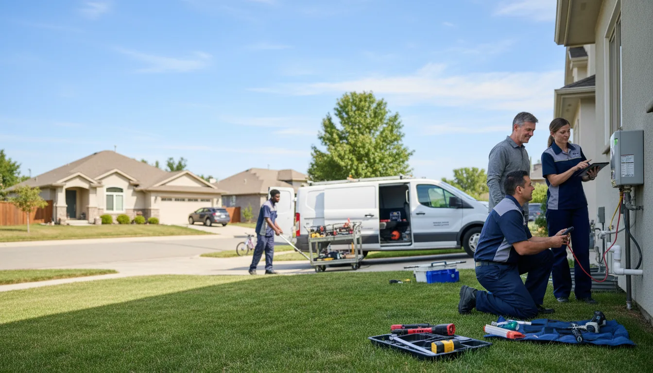 Tankless water heater service in Ralls, TX